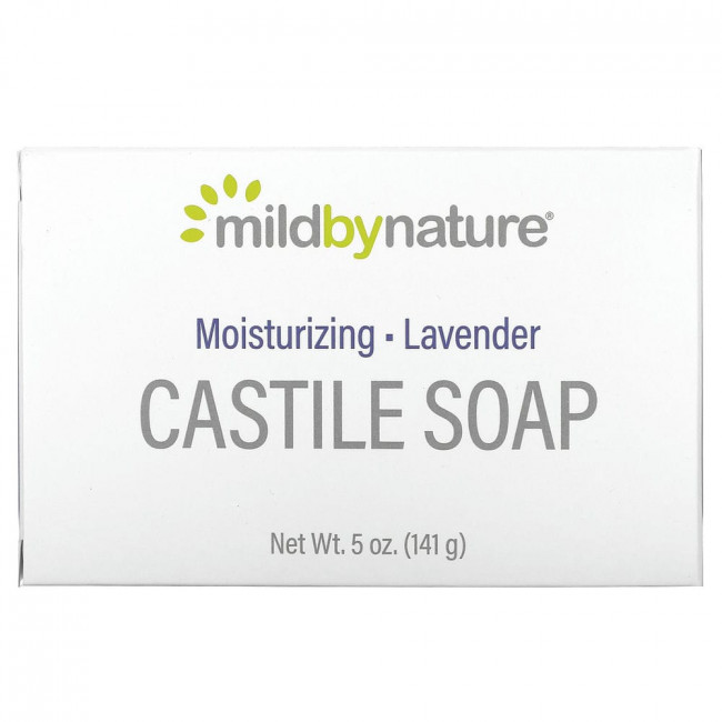 Mild By Nature, кастильское мыло, с ароматом лаванды, 141 г (5 унций) Mild By Nature, кастильское мыло, с ароматом лаванды, 141 г (5 унций)