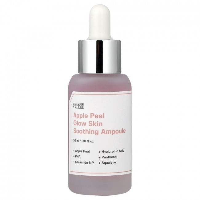Sungboon Editor, Apple Peel, Glow Skin Soothing Ampoule, 1.01 fl oz (30 ml)