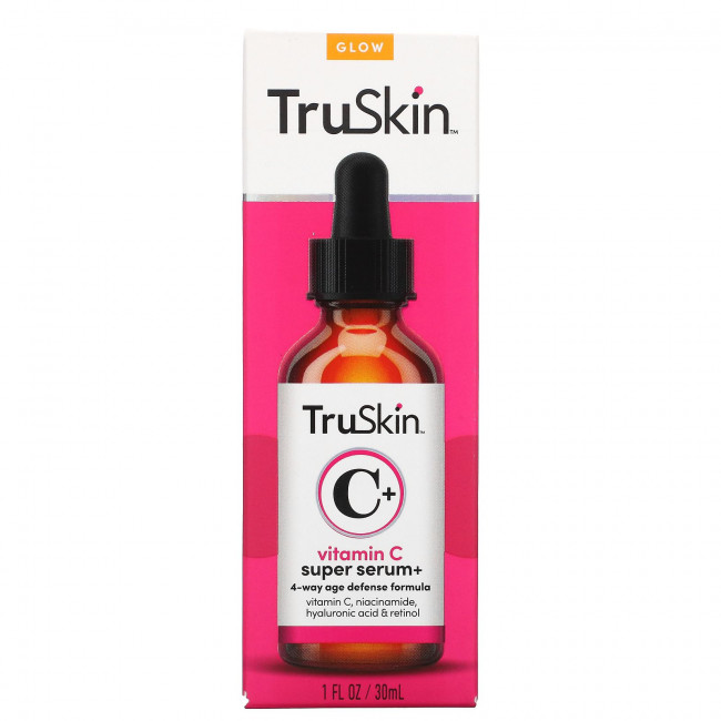 TruSkin, Vitamin C Super Serum +, 1 жидкая унция (30 мл) TruSkin, Vitamin C Super Serum +, 1 жидкая унция (30 мл)