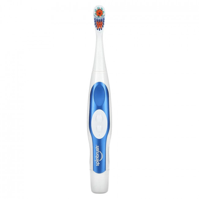 Spinbrush, Dual Brush Action Head, Powered Toothbrush, Soft, 1 Toothbrush