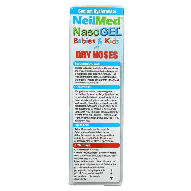 NeilMed, Babies & Kids, назогель от сухости в носу, 28,4 г (1 унция) NeilMed, Babies & Kids, назогель от сухости в носу, 28,4 г (1 унция)
