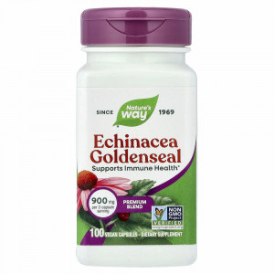 Nature's Way, Echinacea Goldenseal, 450 mg, 100 Vegan Capsules