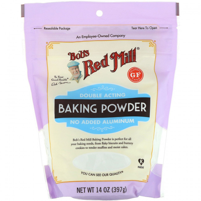 Bob's Red Mill, Пекарный порошок двойного действия, без глютена, 397 г (14 унций)