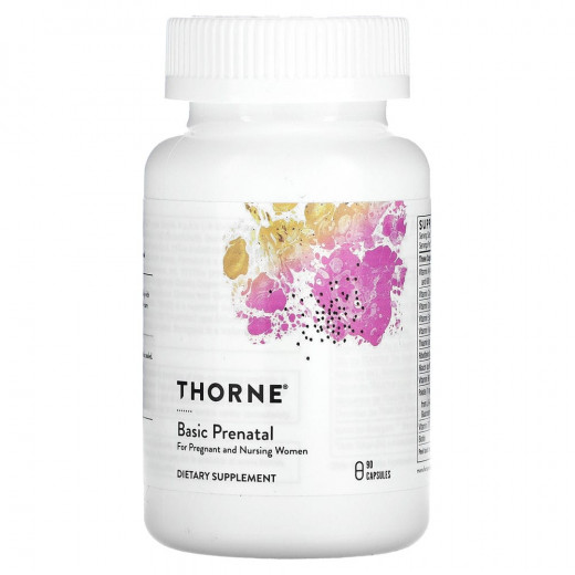 Thorne Research, Basic Prenatal, 90 капсул —