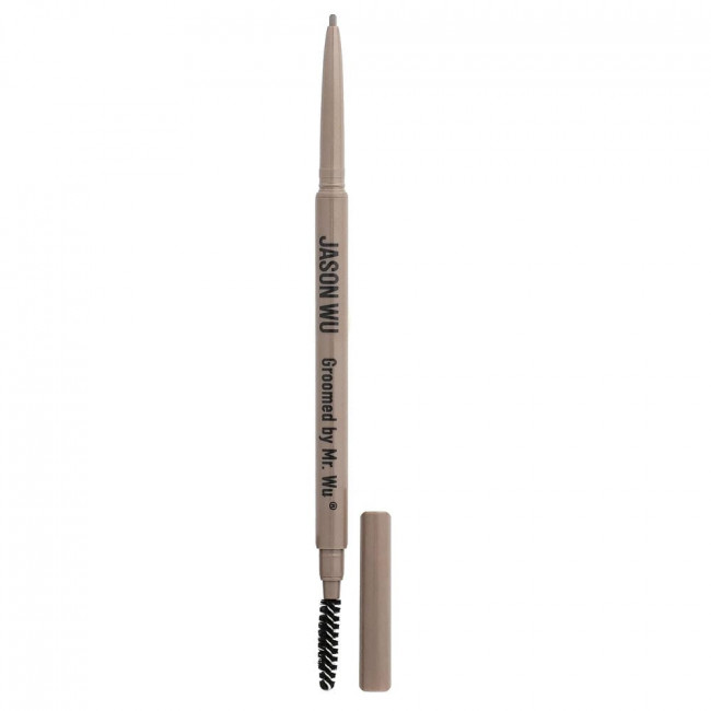 Карандаш для бровей Jason Wu, Groomed By Mr. Wu®, Micro Brow Pencil, 02 Medium, 0.003 унции (0.09 г)
