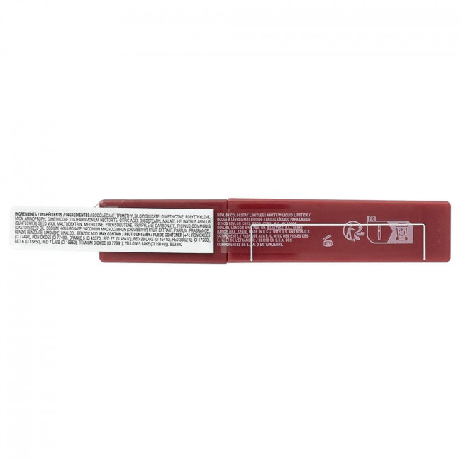 Жидкая матовая помада Revlon ColorStay Limitless Matte™, оттенок 006 Manifest, 5 мл (0,17 жидких унций)