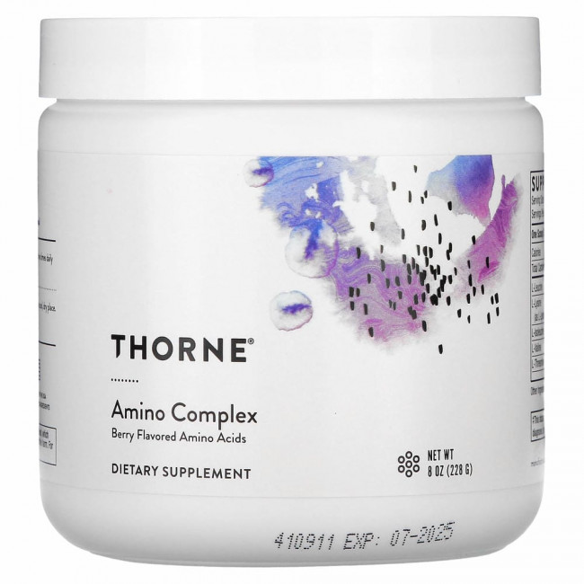 Thorne Research, комплекс аминокислот, со вкусом ягод, 228 г (8 унций) Thorne Research, комплекс аминокислот, со вкусом ягод, 228 г (8 унций)