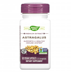 Nature's Way, Астрагал, 60 веганских капсул Nature's Way, Астрагал, 60 веганских капсул