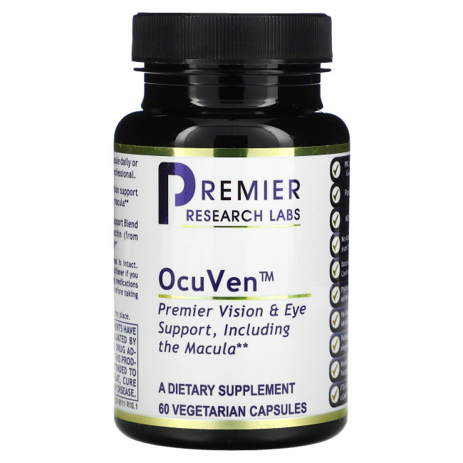 Premier Research Labs, OcuVen, 60 вегетарианских капсул Premier Research Labs, OcuVen, 60 вегетарианских капсул