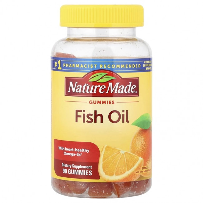 Nature Made, жевательные таблетки с рыбьим жиром, со вкусом апельсина, 90 жевательных таблеток Nature Made, жевательные таблетки с рыбьим жиром, со вкусом апельсина, 90 жевательных таблеток