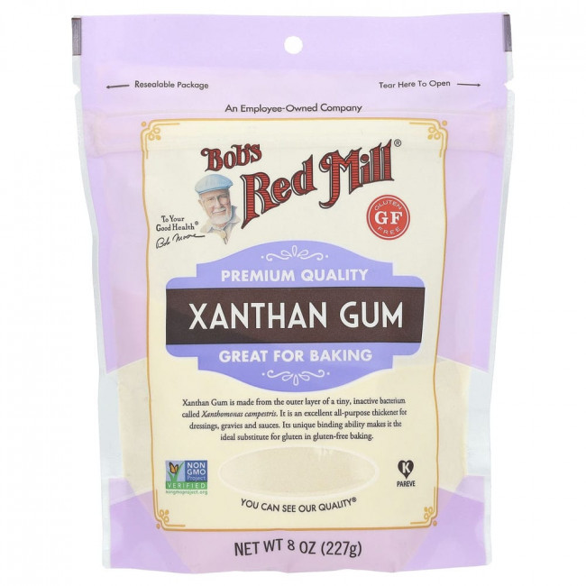 Bob's Red Mill, ксантановая камедь, без глютена, 227 г (8 унций)