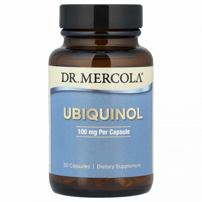 Dr. Mercola, убихинол, 100 мг, 30 капсул