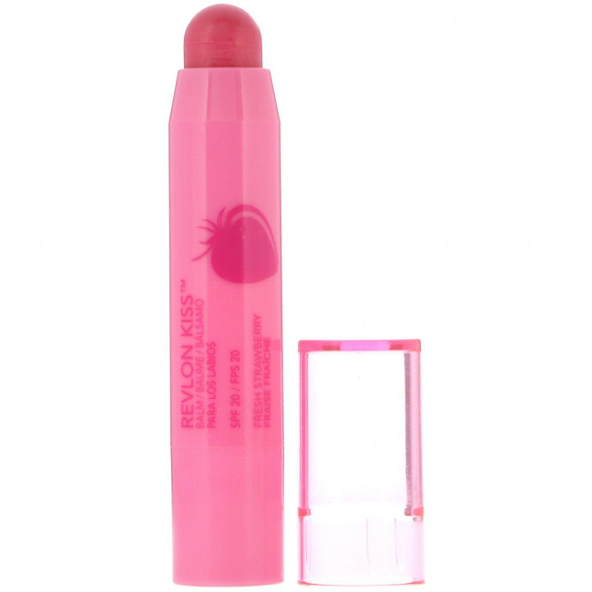 Revlon, Бальзам Kiss, оттенок 025 «Свежая клубника», 2,6 г Revlon, Бальзам Kiss, оттенок 025 «Свежая клубника», 2,6 г