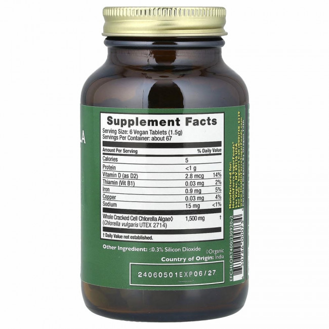 HealthForce Superfoods, Хлорелла манна, 400 веганских таблеток HealthForce Superfoods, Хлорелла манна, 400 веганских таблеток