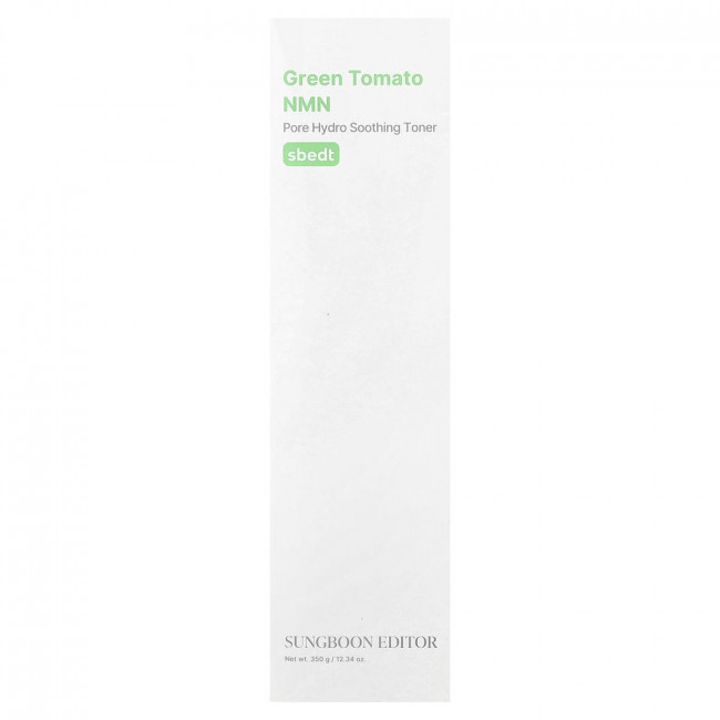 Sungboon Editor, Green Tomato NMN, успокаивающий тоник для пор, 12,34 унции (350 г)