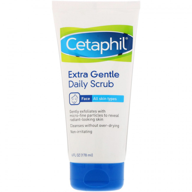 Cetaphil, Extra Gentle, скраб для ежедневного использования, 178 мл Cetaphil, Extra Gentle, скраб для ежедневного использования, 178 мл
