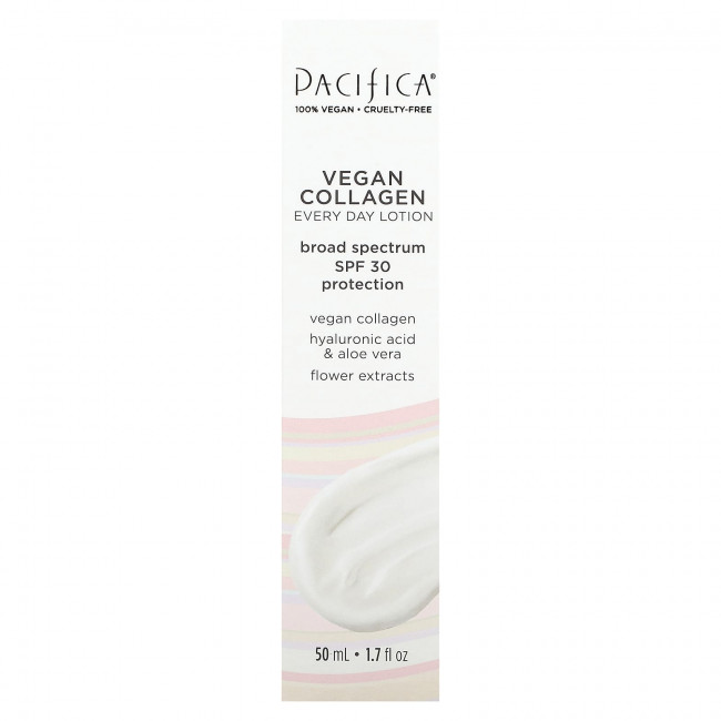 Pacifica, Vegan Collagen, ежедневный лосьон, SPF 30, 50 мл (1,7 жидк. Унции)