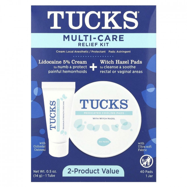 Набор для оказания первой помощи Tucks Multi-Care Relief Kit, 1 комплект.