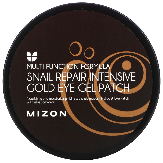 Mizon, Гелевые патчи для глаз Snail Repair Intensive Gold, 60 патчей Mizon, Гелевые патчи для глаз Snail Repair Intensive Gold, 60 патчей