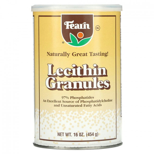 Fearn Natural Foods, Гранулы лецитина, 454 г (16 унций) Fearn Natural Foods, Гранулы лецитина, 454 г (16 унций)