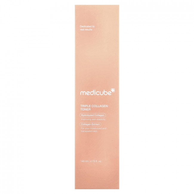Medicube, Тройной коллагеновый тоник, 4,73 жидких унции (140 мл)