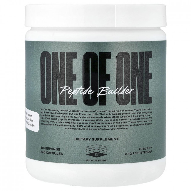 ONE OF ONE, Peptide Builder, 240 капсул