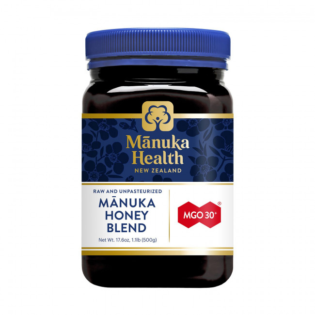 Manuka Health, Смесь меда манука, MGO 30+, 500 г (1,1 фунта) Manuka Health, Смесь меда манука, MGO 30+, 500 г (1,1 фунта)