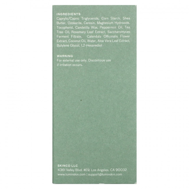 Lumin, Натуральный минеральный дезодорант, 1,7 унции (50 г)