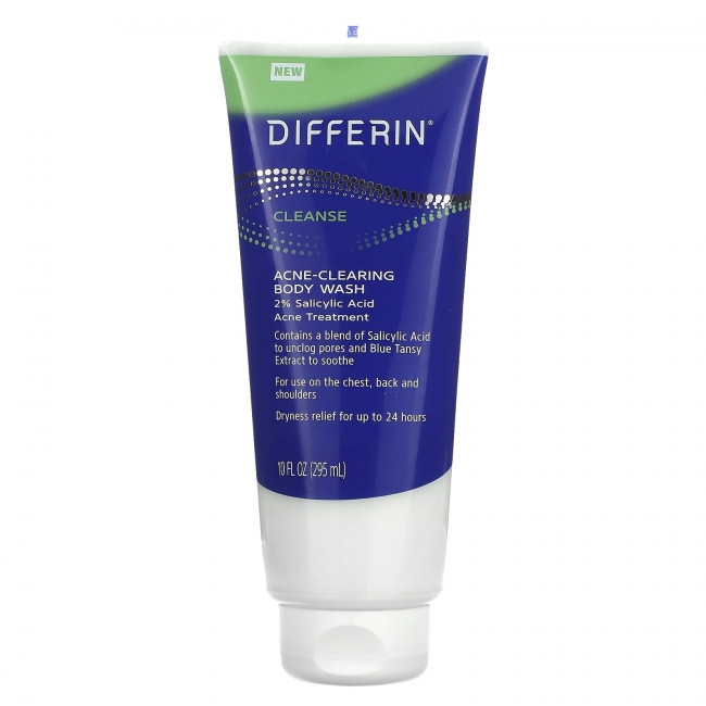 Differin, Гель для душа от акне, 295 мл (10 жидк. Унций) Differin, Гель для душа от акне, 295 мл (10 жидк. Унций)