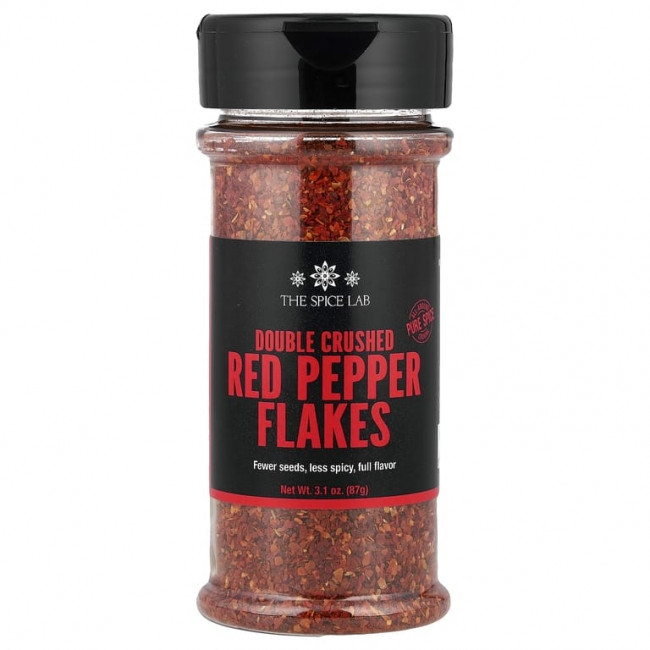 The Spice Lab, красный перец двойного измельчения в хлопьях, 87 г (3,1 унции)