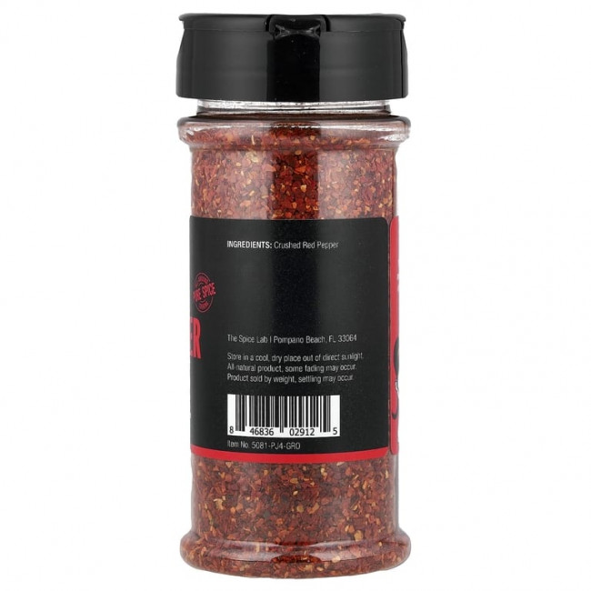 The Spice Lab, красный перец двойного измельчения в хлопьях, 87 г (3,1 унции)