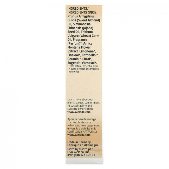 Weleda, Mama, массажное масло от растяжек, экстракты миндаля, 100 мл (3,4 жидк. унции)