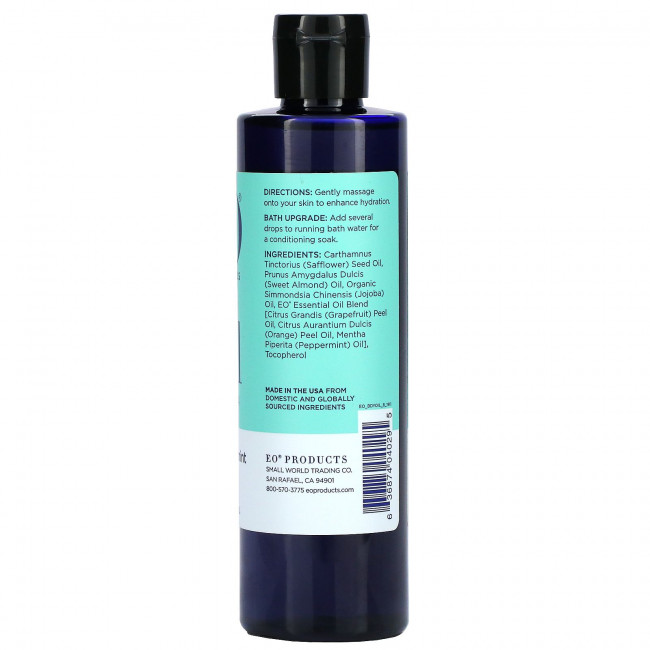 EO Products, Масло для тела с жожоба, грейпфрутом и мятой, 237 мл (8 жидк. Унций) EO Products, Масло для тела с жожоба, грейпфрутом и мятой, 237 мл (8 жидк. Унций)