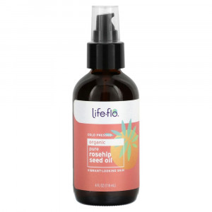 Life-flo, Чистое масло из семян шиповника, уход за кожей, 118 мл (4 жидких унции)