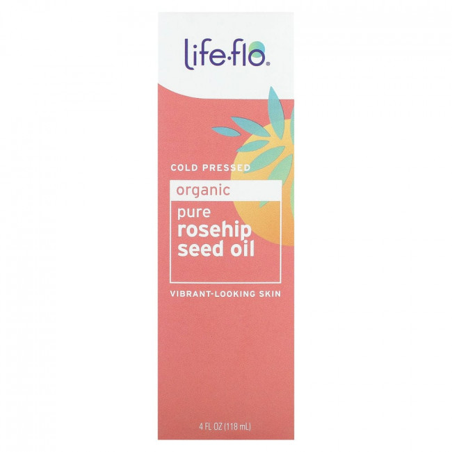 Life-flo, Чистое масло из семян шиповника, уход за кожей, 118 мл (4 жидких унции)
