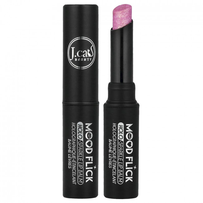 J.Cat Beauty, Mood Flick, Holo-Sparkle Lip Balm, MLB102 Out of Retrograde, 0.07 oz (2 g) J.Cat Beauty, Mood Flick, Holo-Sparkle Lip Balm, MLB102 Out of Retrograde, 0.07 oz (2 g)