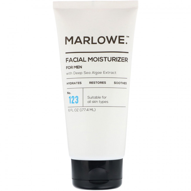 Marlowe, Men's, увлажняющее средство для лица, № 123, 177,4 мл Marlowe, Men's, увлажняющее средство для лица, № 123, 177,4 мл