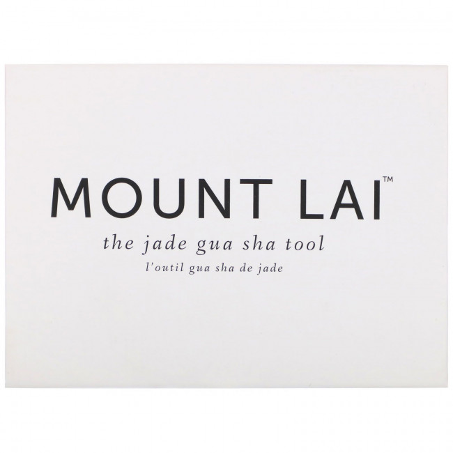 Mount Lai, Массажер гуаша из нефрита, 1 шт. Mount Lai, Массажер гуаша из нефрита, 1 шт.