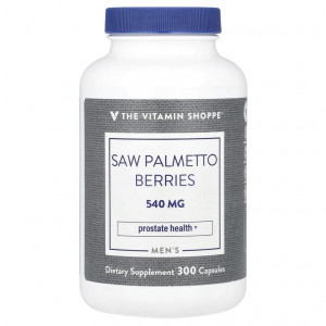 The Vitamin Shoppe, Мужские ягоды серенои, 540 мг, 300 капсул