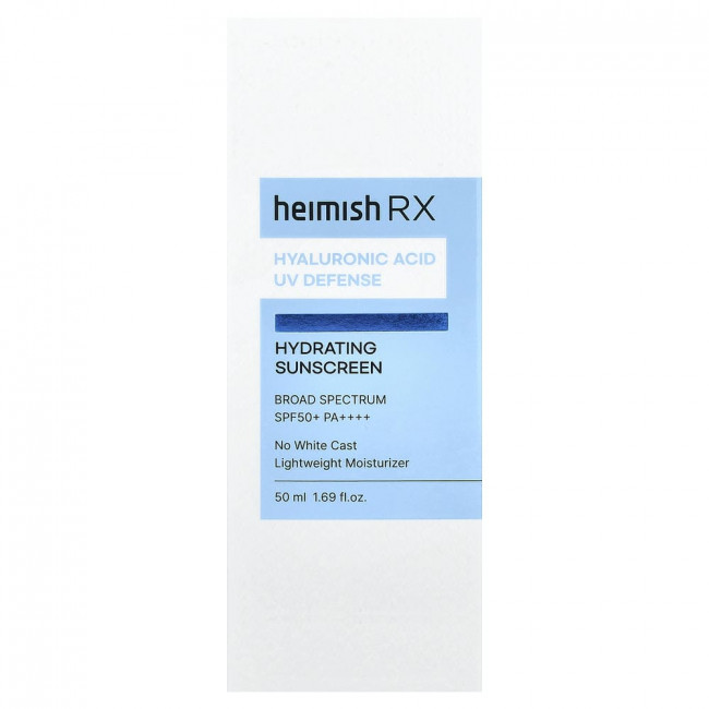 Heimish, увлажняющий солнцезащитный крем, SPF 50+ PA++++, 50 мл (1,69 жидких унций)