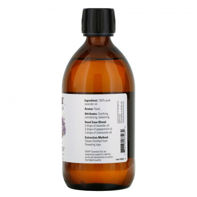 NOW Foods, Эфирные масла, лаванда, 16 жидких унций (473 мл) NOW Foods, Эфирные масла, лаванда, 16 жидких унций (473 мл)