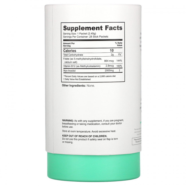 Premama, Fertility Support for Her, Unflavored Drink Mix , 28 Packets, 2.2 oz (62 g)