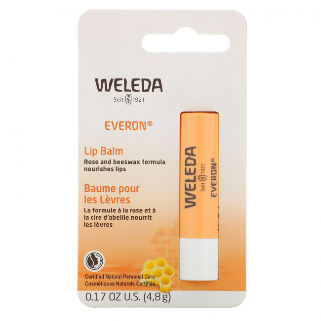 Weleda, Everon, бальзам для губ, 4,8 г (0,17 унции)