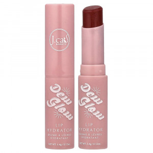 J.Cat Beauty, Dew Glow, увлажняющий бальзам для губ, DLB102 Drizzle Sprinkle, 0,12 унции (3,4 г)