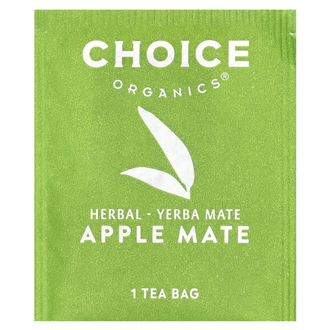 Choice Organic Teas, травяной йерба мате, яблочный мате, 16 чайных пакетиков, 36 г (1,27 унции) Choice Organic Teas, травяной йерба мате, яблочный мате, 16 чайных пакетиков, 36 г (1,27 унции)