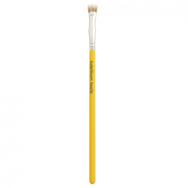 Кисть для туши Bdellium Tools, Studio Series, Duet Fiber Bent Mascara Fan Brush, Eyes 729, 1 кисть.