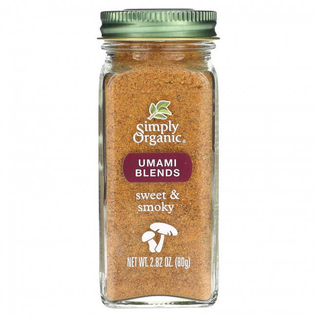 Simply Organic, Umami Blends, Sweet & Smoky, 80 г (2,82 унции) Simply Organic, Umami Blends, Sweet & Smoky, 80 г (2,82 унции)