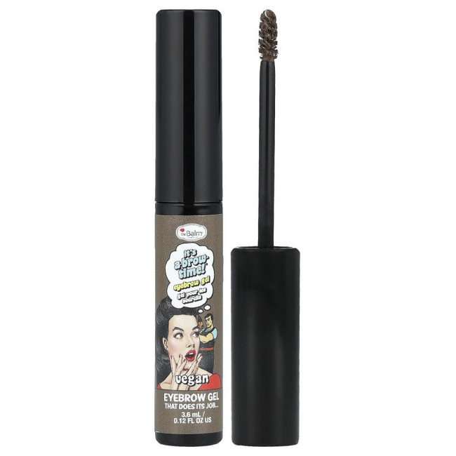 theBalm Cosmetics, Гель для бровей It's A-Brow Time!®, средне-коричневый, 0,12 жидких унций (3,6 мл) theBalm Cosmetics, Гель для бровей It's A-Brow Time!®, средне-коричневый, 0,12 жидких унций (3,6 мл)