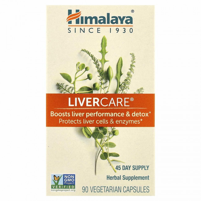 Himalaya, LiverCare, 90 вегетарианских капсул Himalaya, LiverCare, 90 вегетарианских капсул