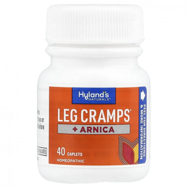 Hyland's Naturals, от судорог в ногах + арника, 40 капсул